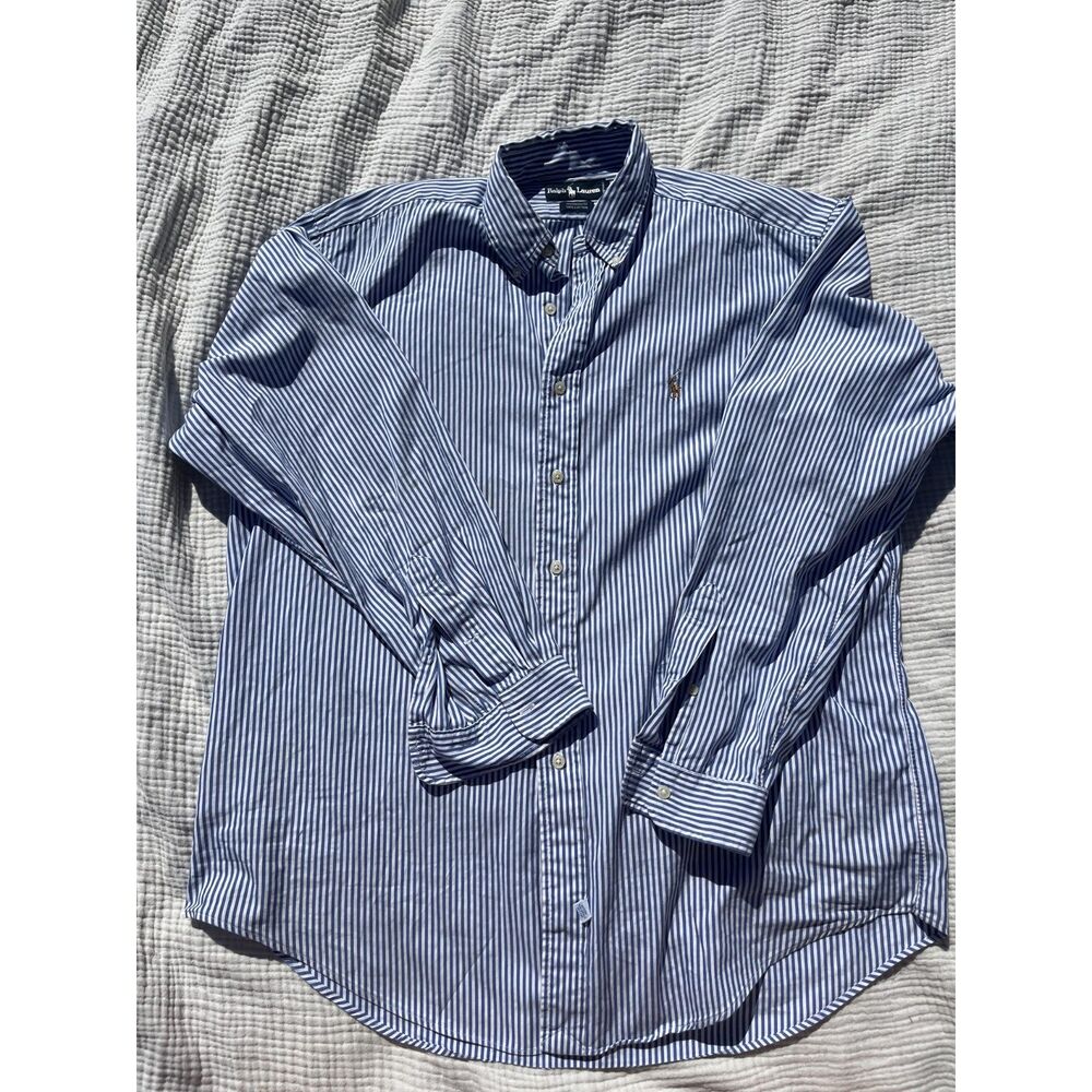 Classic Polo Ralph Lauren Pinstripe Button-Up Size 16-35
